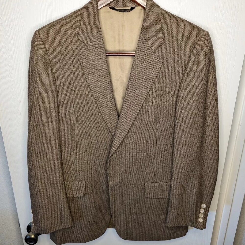 Jordan Marsh brown suit Jacket sz 48 (check last photo)
